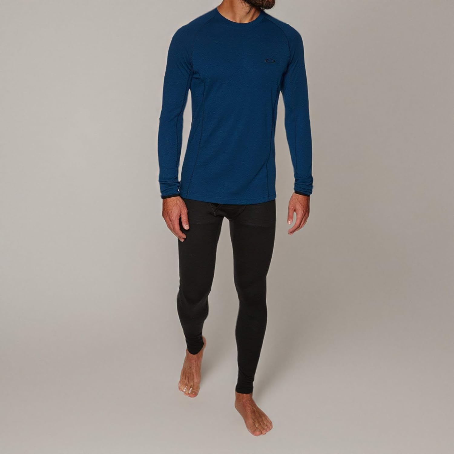 Icebreaker Merino Men's 200 Oasis Cold Weather Leggings with Fly, Wool Base Layer Thermal Pants