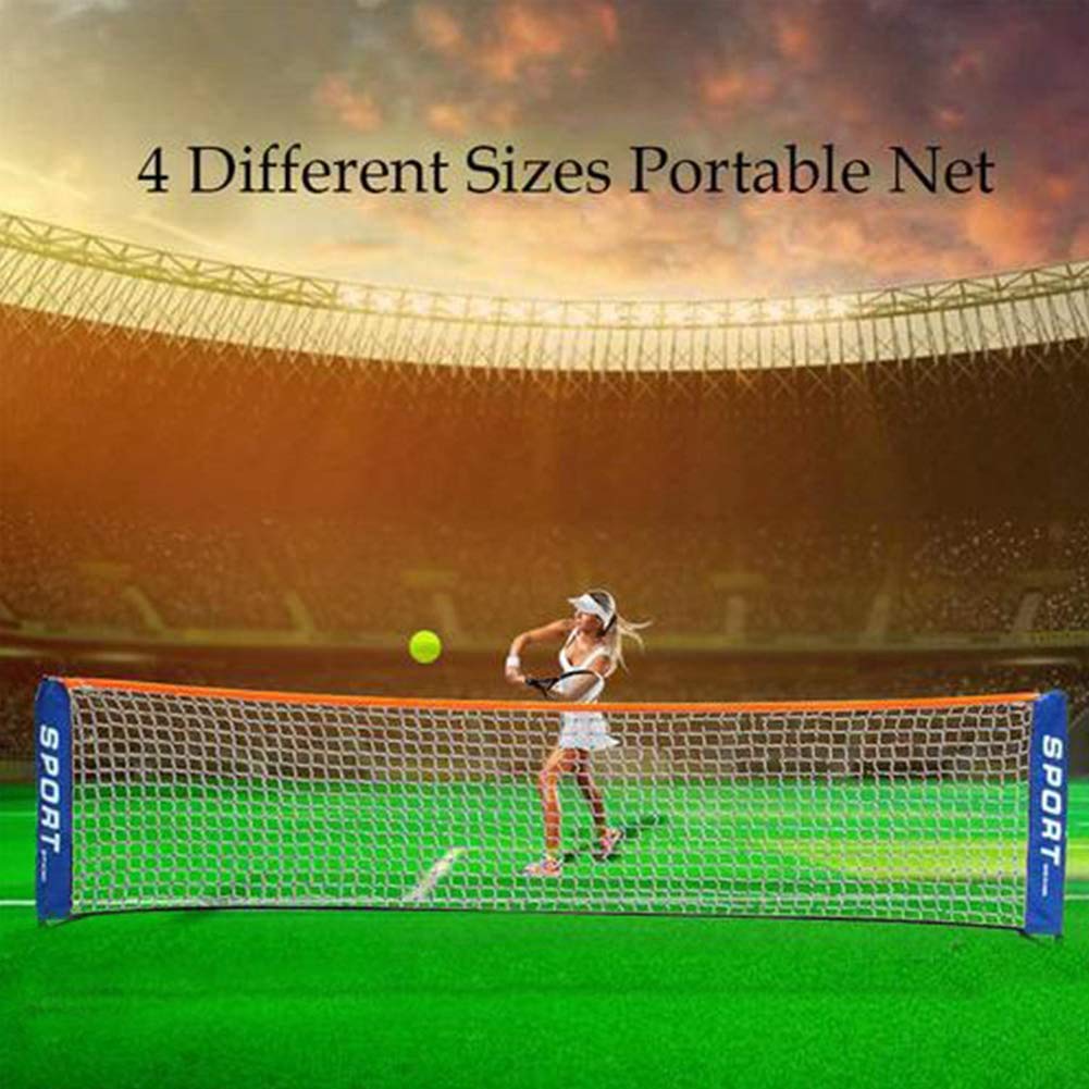 Sarini Tragbares Sportnetz – Faltbar Für Tennis, Badminton, Volleyball & Fußball, Für Garten & Strand