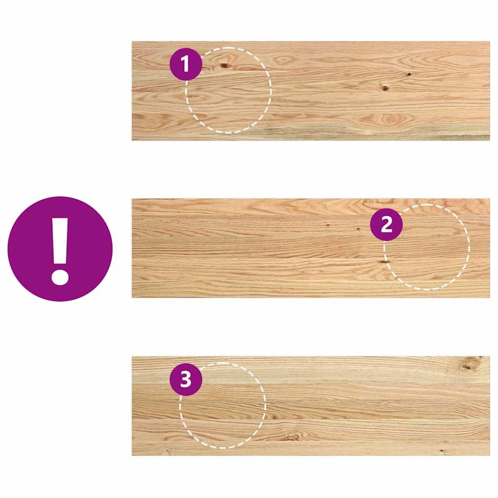 vidaXL Marches d'escalier 4 pcs Non traité 90x25x2cm Bois chêne Massif, Marche d'escalier pour escalier en Bois, Marche d'escalier en Bois, Planche de fenêtre