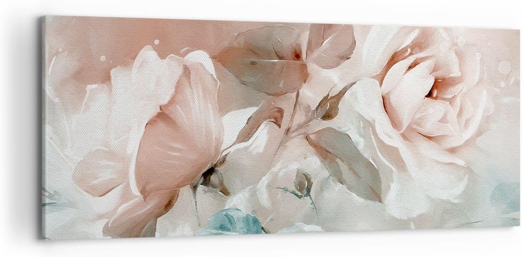 Quadro su tela, Uccelli gru rosa - 120x80