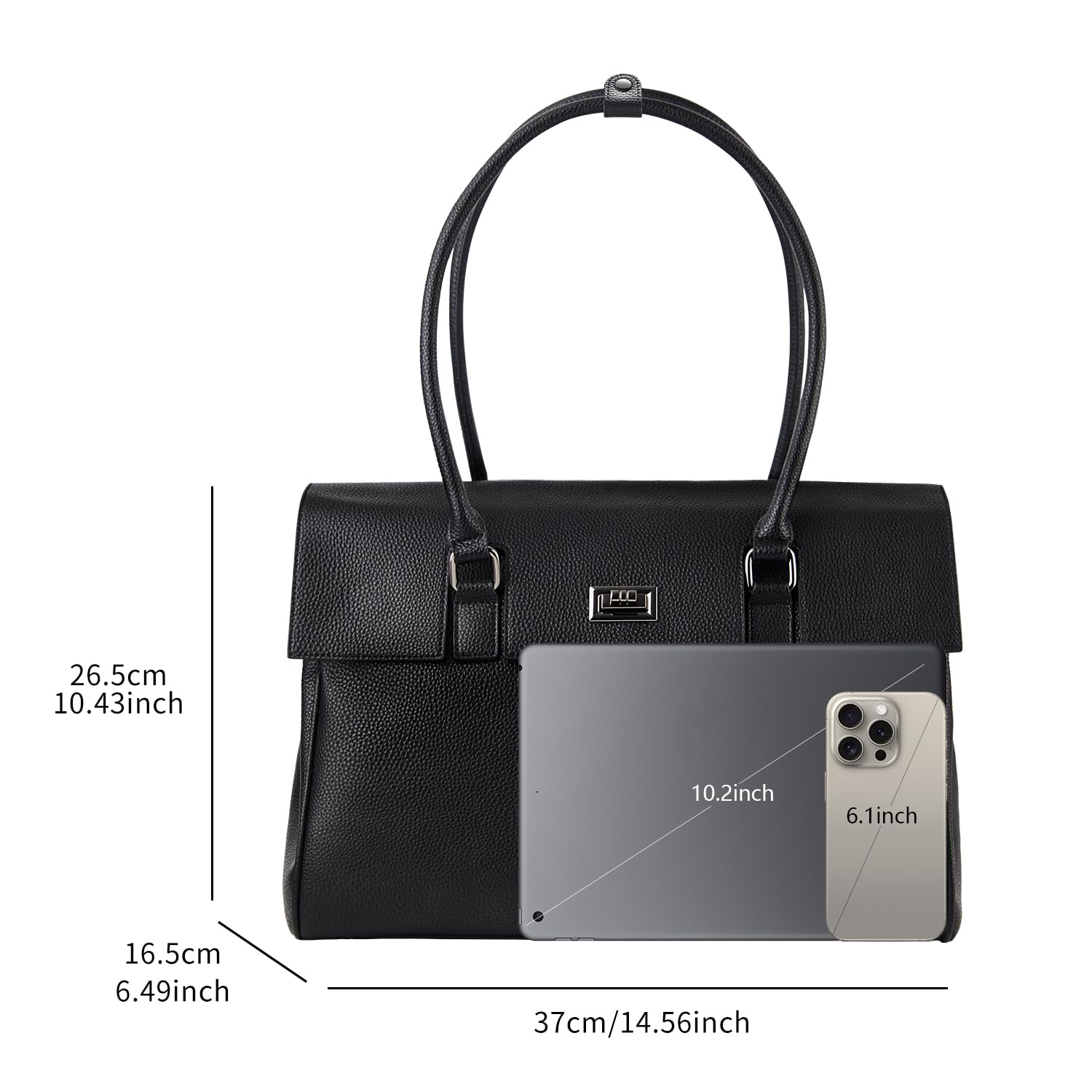 VICTORIA HYDE Torebka damska, duża, elegancka, torba na ramię, torba z uchwytem, torba na laptopa, aktówka, torba do pracy