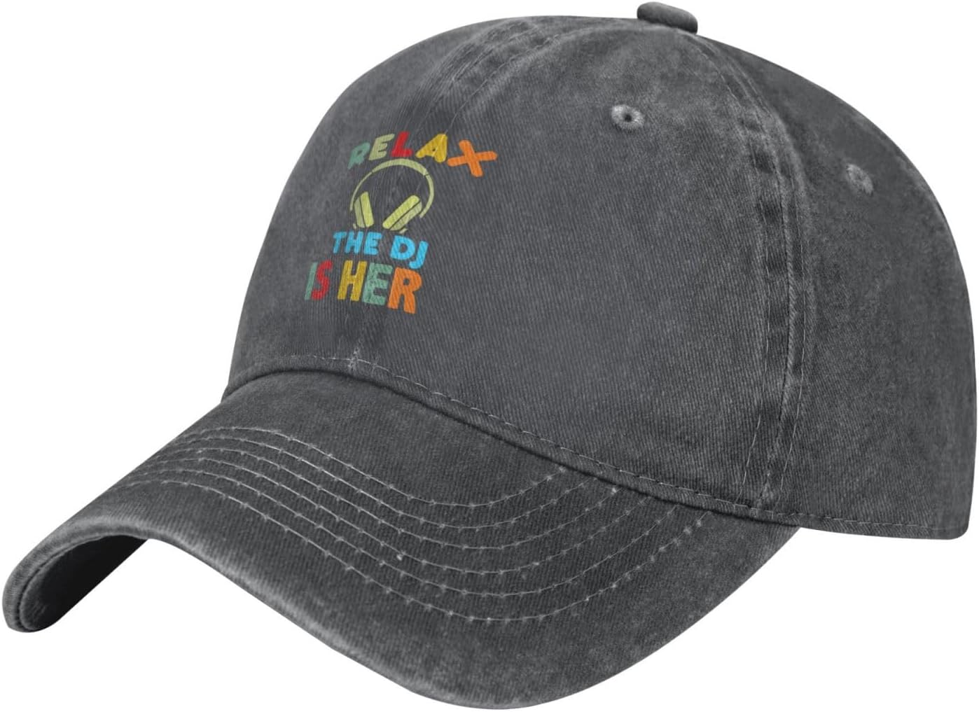 Relax The DJ's Here Adult Cowboy Hat Woman's Man's Outdoor Baseball Caps