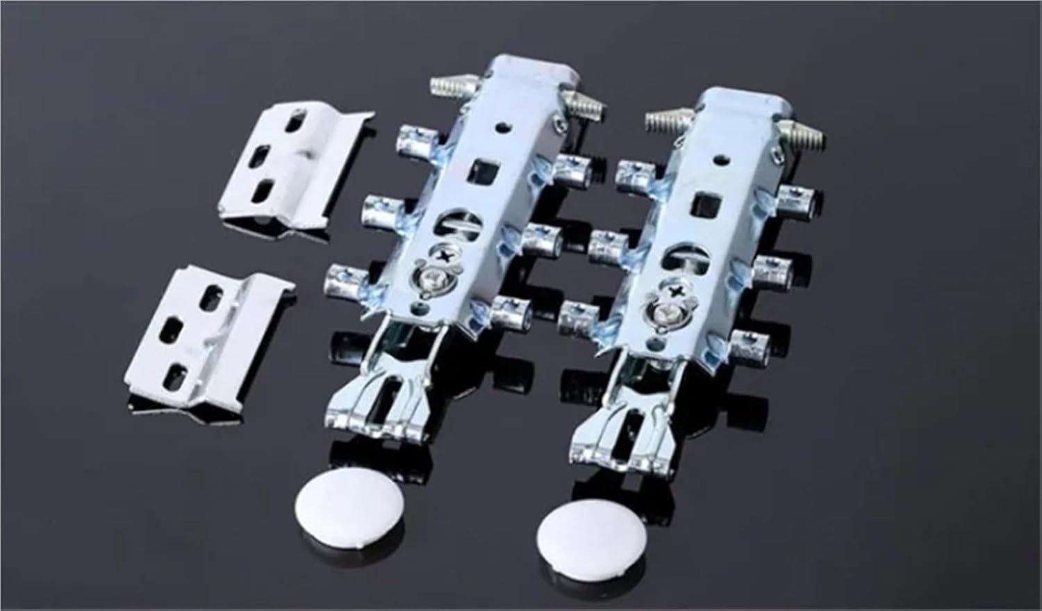 Cabinet Hidden Hanging Corner Code Adjustable Wall Install Connector Hardware Accessories 2Pcs