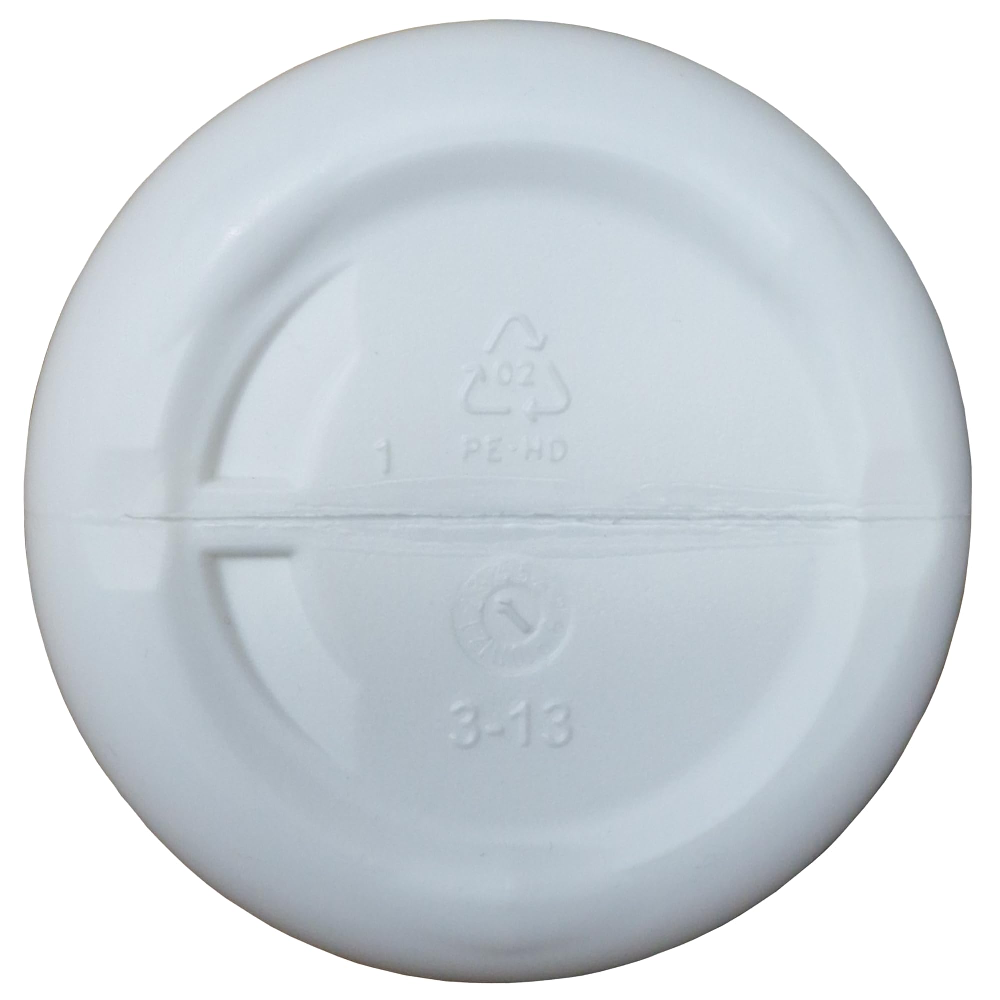 RESINPAL 10 x 1000 ml Kunststoffflasche | Leerflasche mit Kindersicherung & Beschriftungssticker | HDPE Plastikflasche | Rundflasche