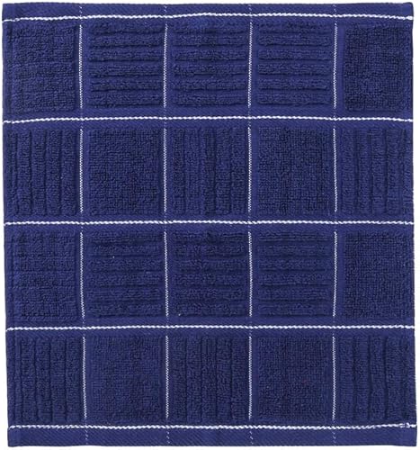 Miniatura 5 de Paños de cocina para lavar platos, trapos de algodón para limpieza en seco, paquete de 8 paños de cocina (gris, 12 x 12 pulgadas)