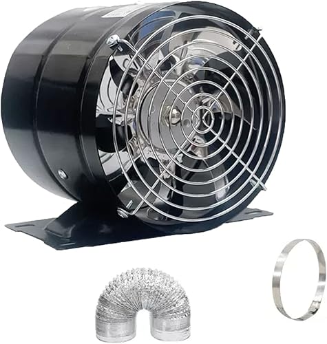 Ventilador de ventilación de escritorio, campana extractora portátil, ventilador de conducto de 6 pulgadas, ventiladores de escape de bajo ruido con