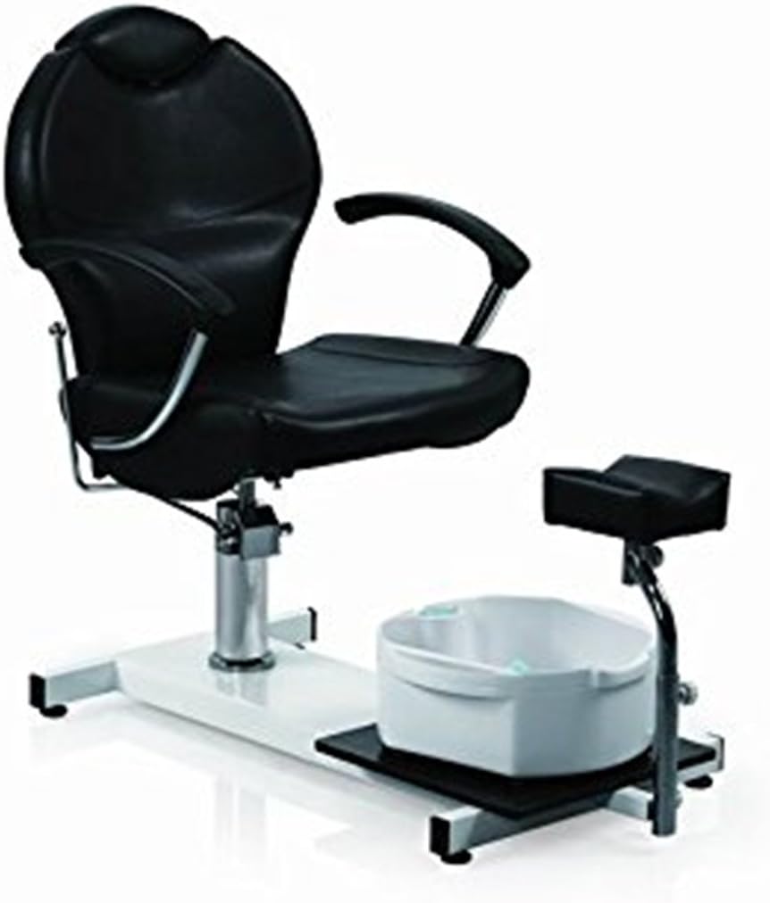 Pedicure Station Black Hydraulic Spa Chair &Foot Classic Salon Massage Equipment