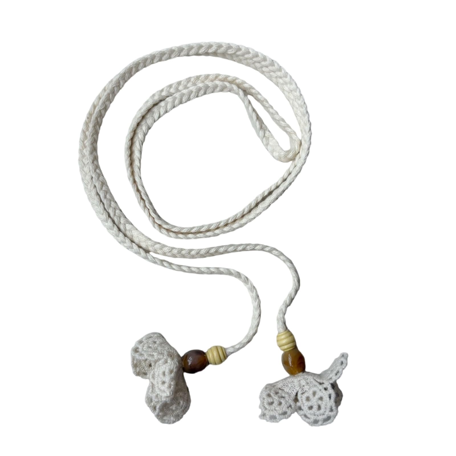 MICFENY Crochet Rope Belt Waist Rope Styles Waist Accessory For Women Event and Travel Outfit