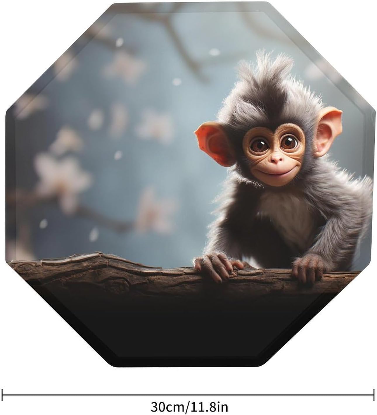 Ctagon Metal Sign for Home, Modern Display Plate for Kitchen, Cute Monkey Plates Accent Hanging Wall Decorations 3PCS for Living Room, Bedroom, Hallway, Hotel