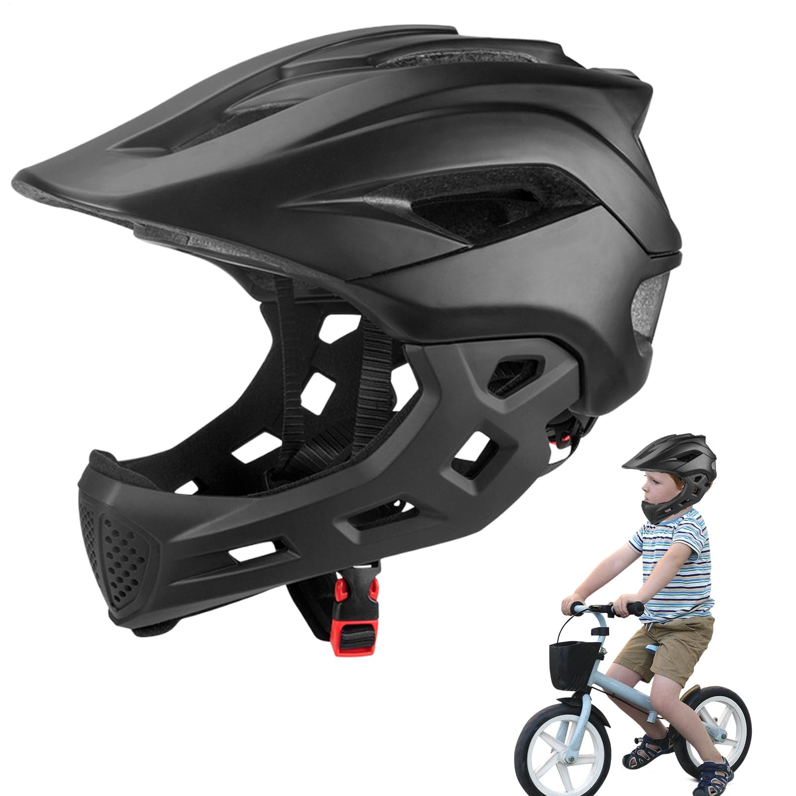 saibunratus Youth Full Face Helmet, Stylish Skateboard Helmets, Breathable Head Protective Gear for Skating Skateboard, Cycling Safety Accessories