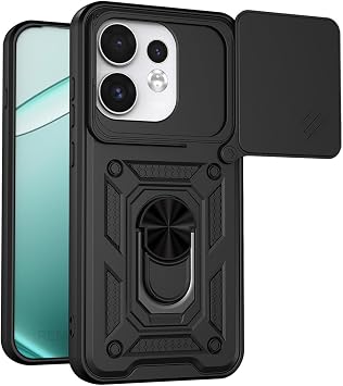 S DE EYE - OPPO Reno 16 Pro 5G ile uyumlu K l f S rg l  Kamera Korumal  Y z kl  M knat sl  Tank Kapak - Siyah