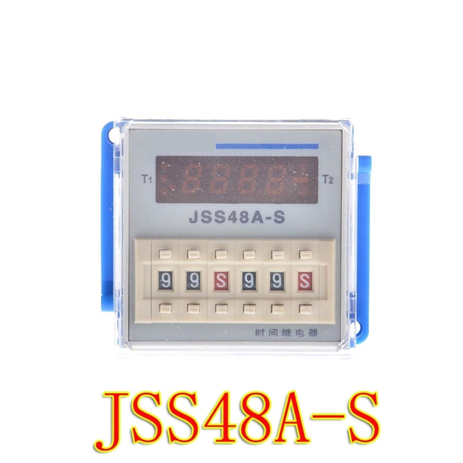 JSS48A-S JSS48A JSS48A-11 JSS48A-2Z DH48S-S Digital Display Cycle Control Time Relay AC 220V 380V DC 24V 48V 1Pcs(AC220V,JSS48A-11)