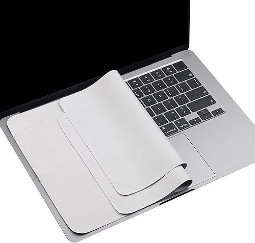 Miniatura 13 de Paquete de 2 paños de limpieza de microfibra para pantalla de MacBook Air/MacBook Pro de 15" y 16", protección contra marcas de teclado en pantalla