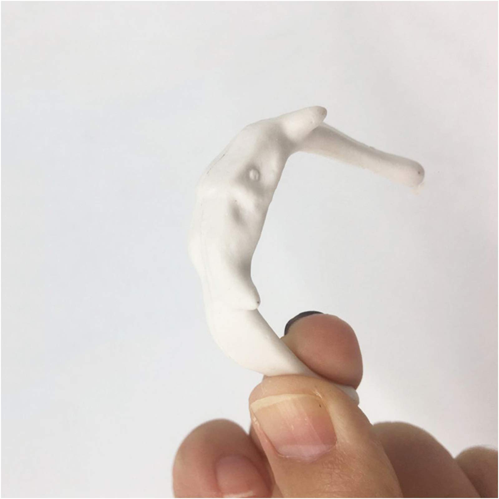 sjdoPulse Human Hyoid Magnification Model - Anatomical Model of Hyoid Bone - Pvc Material Medical Human Hyoid Bone Model for Teaching Demonstration Display (A)