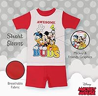 Vista 3 de Disney unisex-child 6-piece Snug-fit Cotton Pajama Set, Soft & Cute for Kids