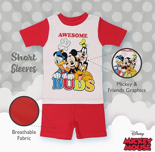 Miniatura 3 de Disney unisex-child 6-piece Snug-fit Cotton Pajama Set, Soft & Cute for Kids