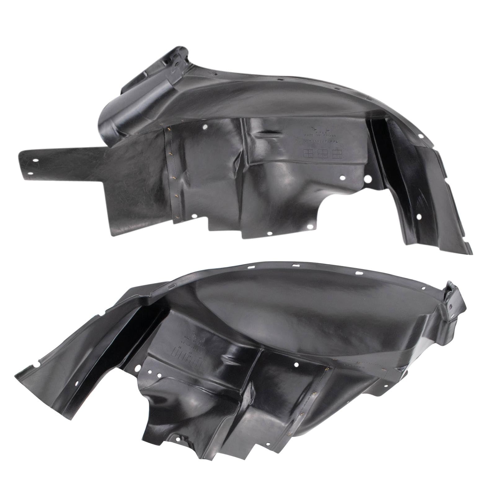 TRQ Front Inner Fender Liner Set | For 2008-2017 Buick Enclave