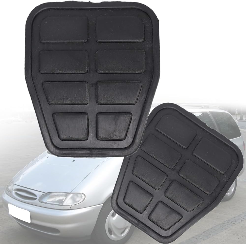Brake Pedal Brake Clutch Pedal Pads for Ford Galaxy MK1 MK2 MK3 1996-2010, 1 Pair Rubber Pad Cover Car Foot Pedals Covers Replacement 321721173