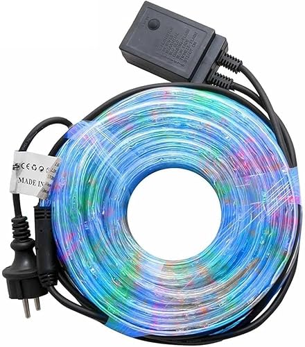 Comprare Web AntDau71® – Tubo Luminoso LED Multicolore 10 Metri per Esterni RGB | Luci di Natale Decorative Flessibili Impermeabili IP65 | Ideale per Giardino, Terrazza, Festa, Casa – CW355