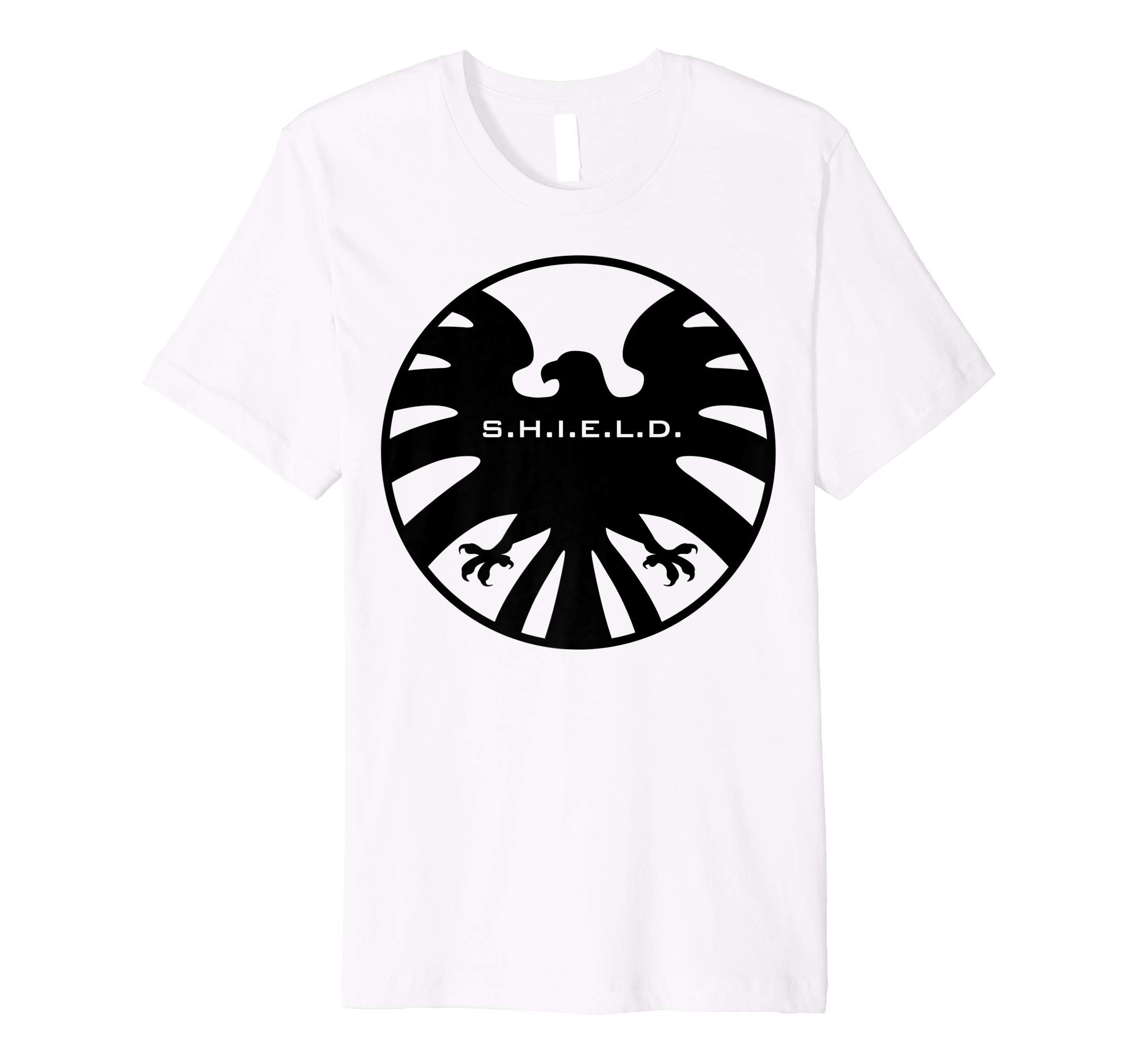 Marvel Agents of S.H.I.E.L.D. Black Out Eagle Badge Premium T-Shirt