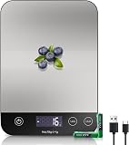 Rechargeable Digital Kitchen Scale USB C Electronic Kitchen Scale - 1