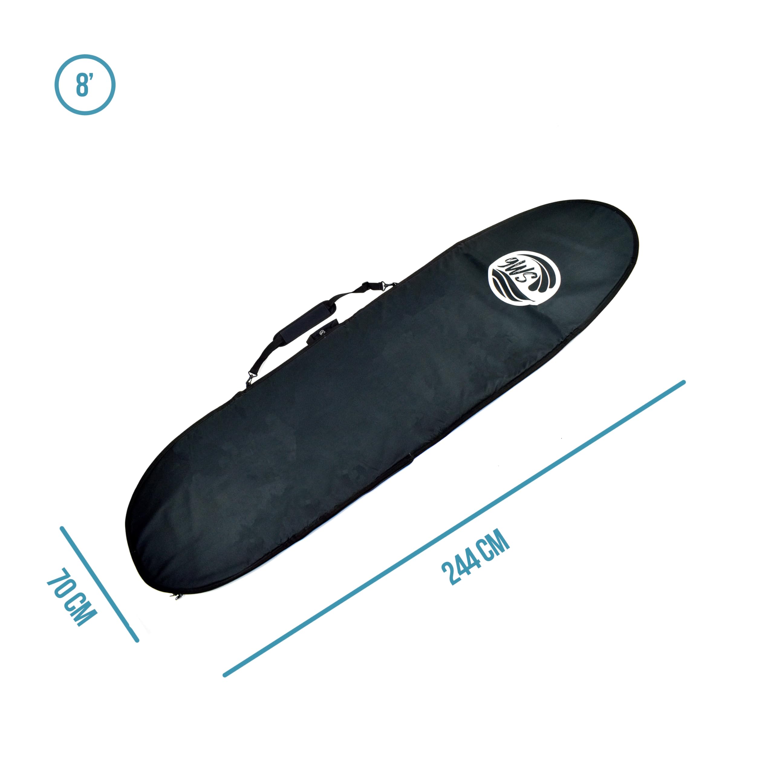 Sac Surf 8' 244 cm Noir Taille unique