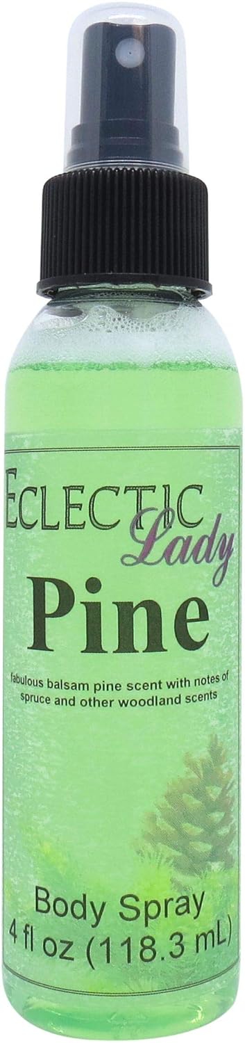 Eclectic Lady Pine Body Spray, 16 ounces, Body Mist for Women with Clean, Light & Gentle Fragrance, Cologne with Soft, Subtle Aroma For Daily Use