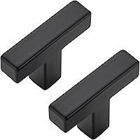 Vista 33 de 5 Pack Matte Black Cabinet Knobs - Kitchen Cabinet Knobs Black Cabinet Pulls for Kitchen Cabinet Drawer Stainless Steel Dresser Knobs for Cabinet