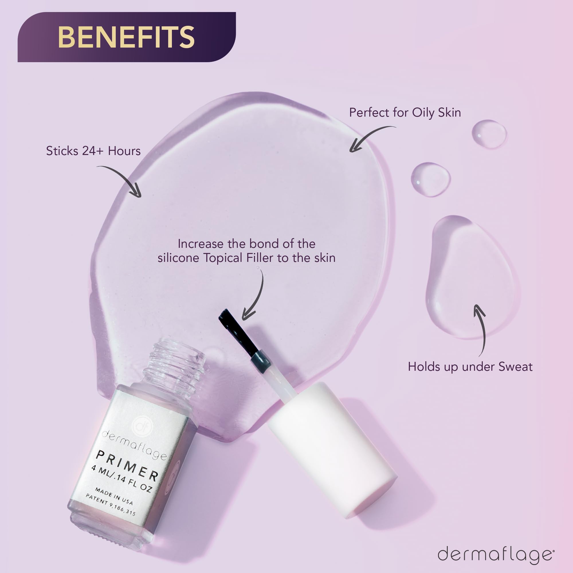 Dermaflage Extended Wear Primer for use with Dermaflage Topical Filler product thumbnail 3