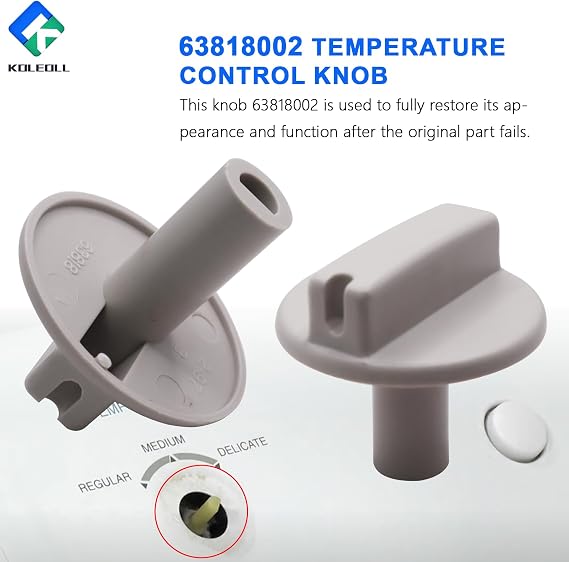 63818002 Temp Control Knob Replacement for TPI63818002