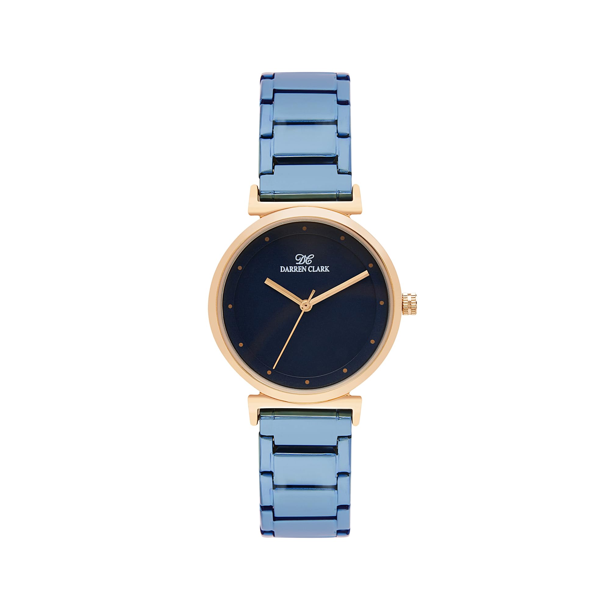 Darren Clark Analog Blue Dial Metal Straps Japness Quartz Premium Watch for Women 2001G-M0305 (B0C33QMFBF) Amazon Price History, Amazon Price Tracker