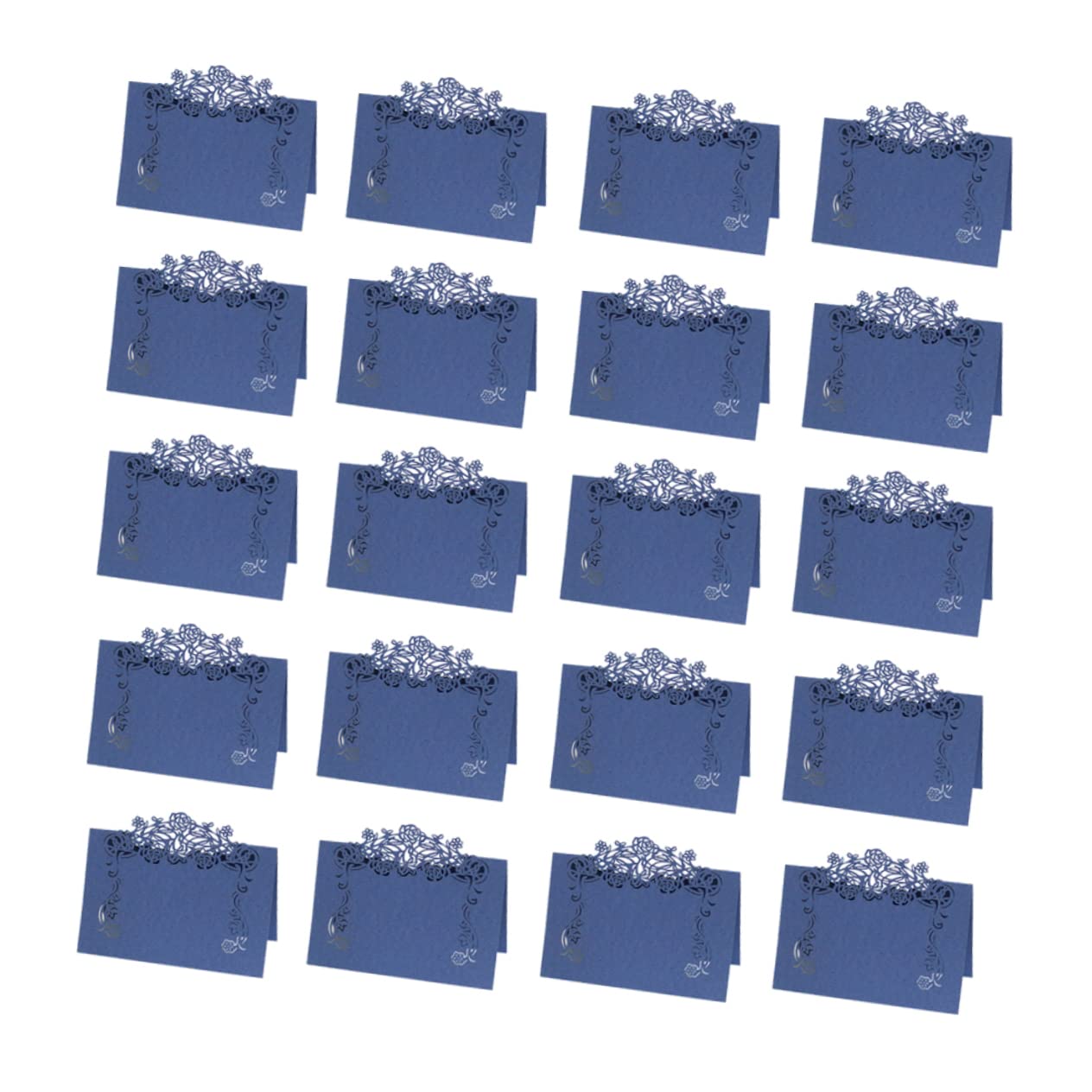 150stücke Elegante Platzkarten Für Hochzeiten Stilvolle Europäische Tischkarten Aus Papier Blau Für Festliche Anlässe Für Hochzeiten Geburtstagsfeiern Bankette Und Mehr