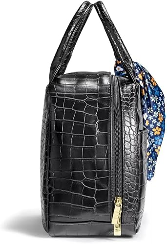 Miniatura 10 de FitFresh Faux CROC - Lonchera aislada para adultos a las mujeres les encanta como una lonchera o bolsa de almuerzo bonita lonchera pequeña para