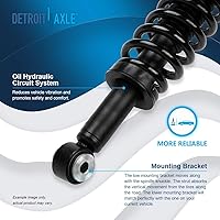 Vista 1443 de Detroit Axle - Kit de suspensión delantera de 10 piezas para Chevy Aveo Aveo5 Pontiac G3 Wave 2 Ready Struts Assembly 2 Enlaces de barra