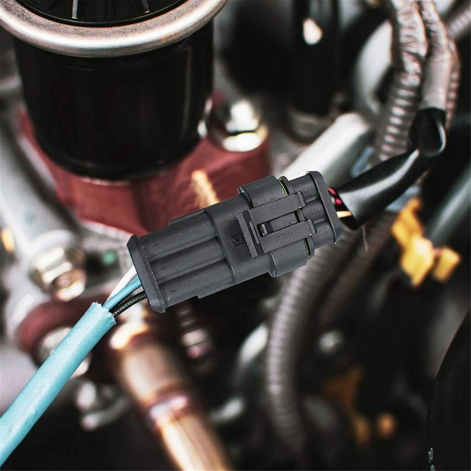 Kit 254 Connecteurs Étanches IP68 Auto – Prises Rapides 1 à 6 Broches Pour Voiture, Moto, Bateau