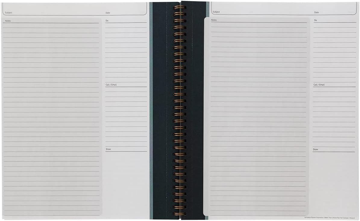 FranklinCovey - Better Than a Yellow Pad - Vertical Notes (Monarch)