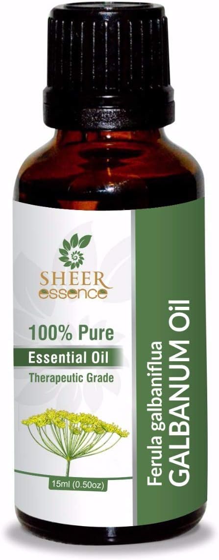 Galbanum Oil 15 ML (0.51 Fl.OZ) | 100% Pure Natural Undiluted Uncut Therapeutic Grade Ferula Galbaniflua Essential Oil