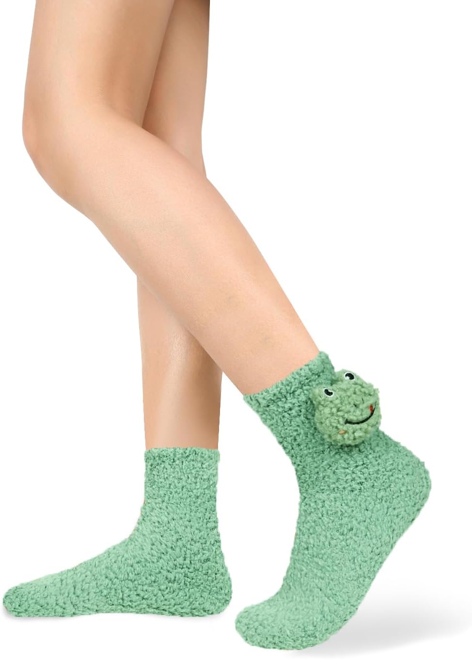 Benefeet Sox Women Girls Fuzzy Socks Cute 3D Animal Cozy Soft Socks Kawaii