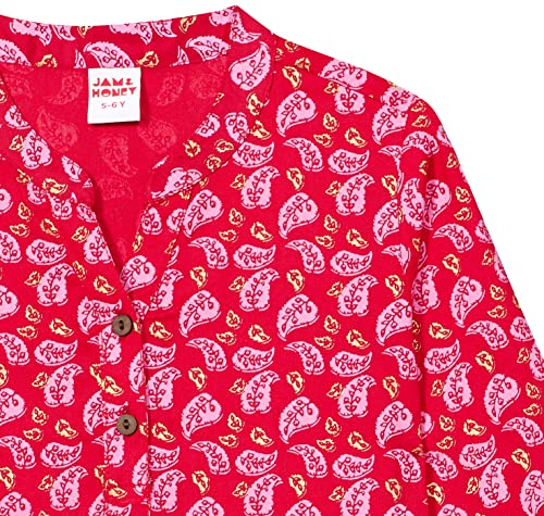 Image of Amazon Brand - Jam & Honey Girl's Cotton Regular Short Kurti