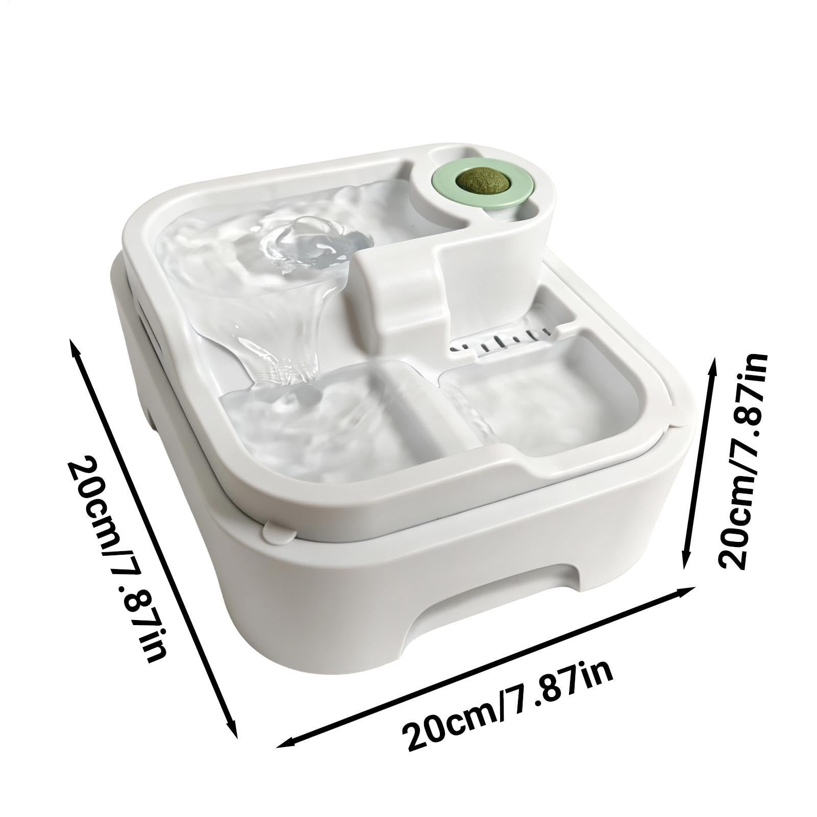 Fuente de agua automática para gatos, cuenco automático de gran capacidad