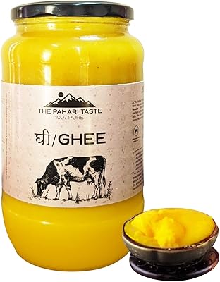 The Pahadi Taste A2 Desi Cow Ghee 1000 ml | Organic Ghee | Homemade natural Cow Ghee