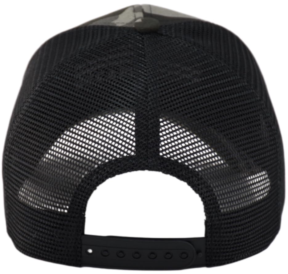 Image of American Flag Trucker Cap, Regular & XL-3XL, Big Head Snapback Patriotic Baseball Hat (Up to Size 8)