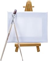 Vista 4 de Mini caballete de exhibición de madera de 7.5 pulgadas, 10 caballetes de mesa para mostrar fotos, Picthres