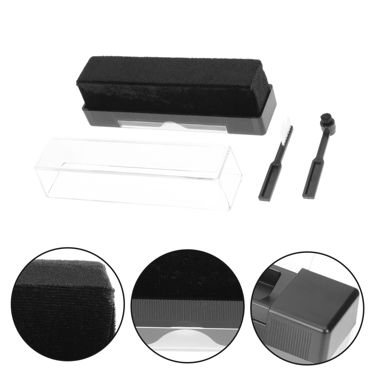 Gadpiparty 5 Set Di Spazzole Per La Pulizia Dei in Vinile 3 in 1 - Spazzola in Fibra Statica Per in Vinile Rimozione Della Per La Manutenzione Del Giradischi