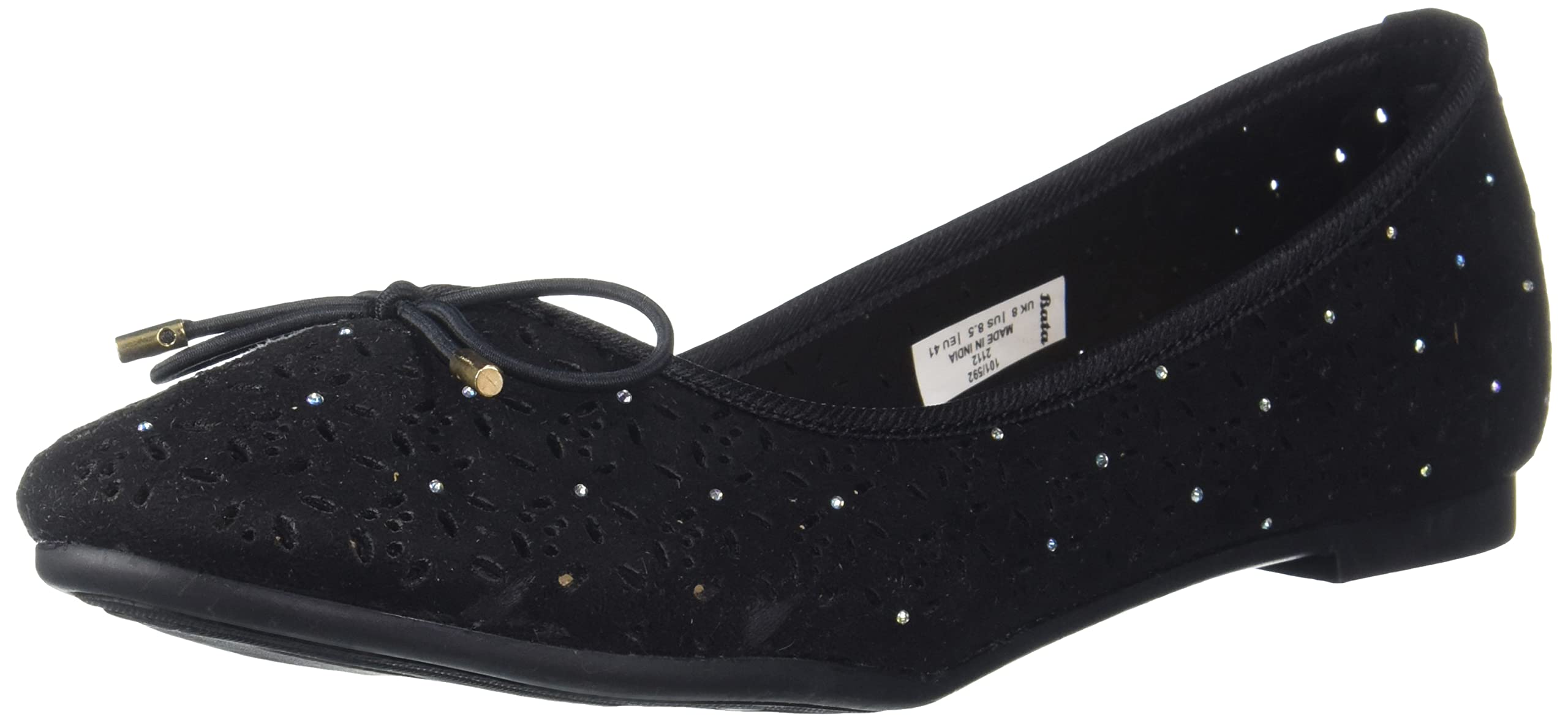 Bata Womens Yvian Black Ballerinas (5516702),UK 5 (B09QQNLFMK) Amazon Price History, Amazon Price Tracker