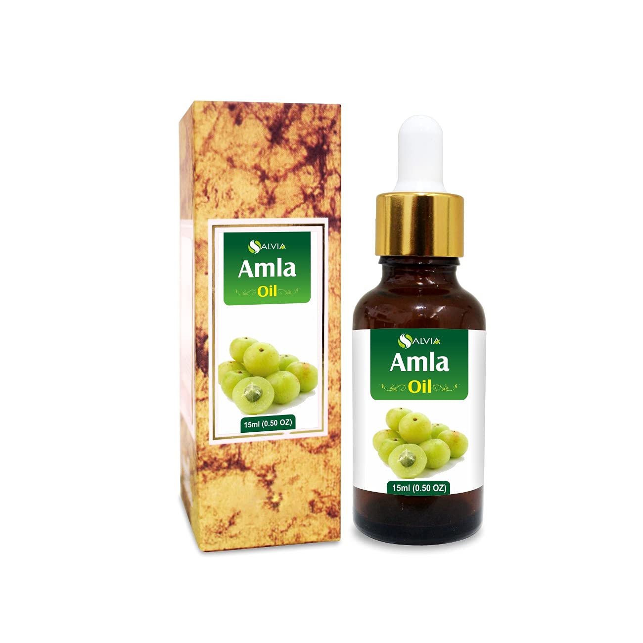 Amla (Emblica Officinalis) Essential Oil 100% Pure & Natural Undiluted Uncut Oil | Use for Aromatherapy | Therapeutic Grade (15 ML) (15 ml (0.50 Ounce) with Dropper)