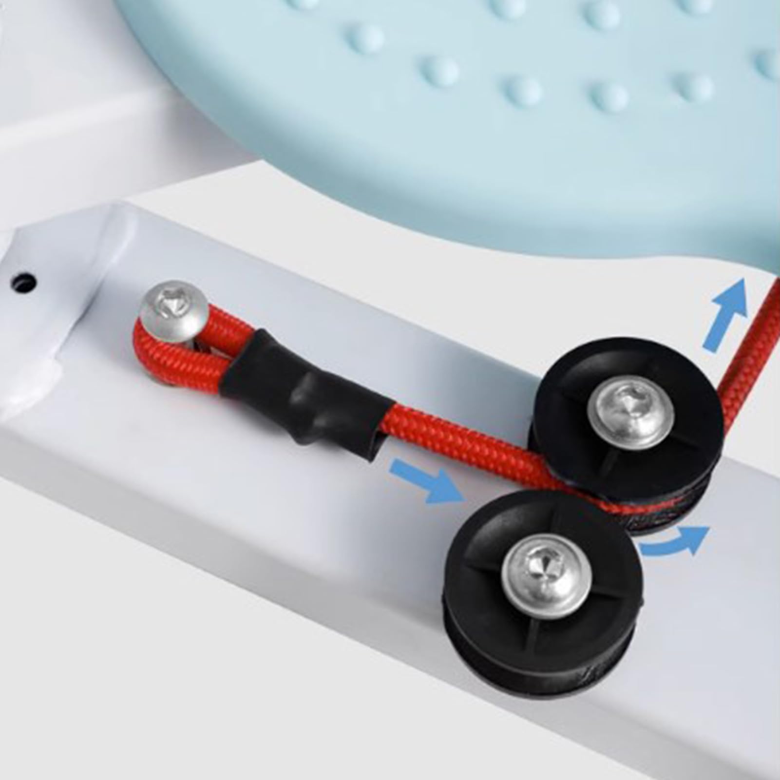 Waist Twisting Disc - Plattenspieler, Board für Bauchmuskeltraining, Beine, Gesäß, Hüftübung, Griffe - Balance Trainer, Wackelbrett für Erwachsene - Ideal für Home Gym