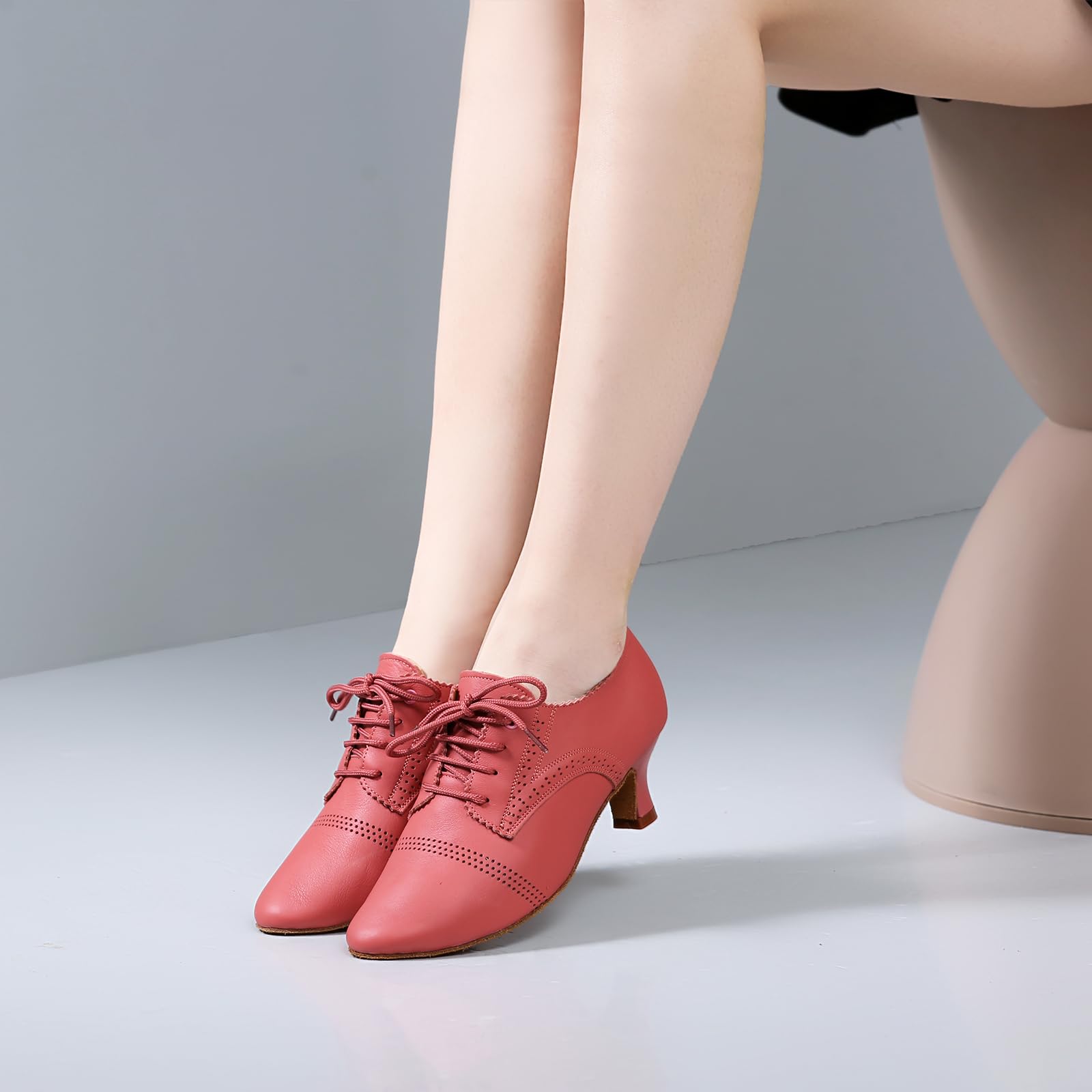 Sansha Silhouette Leather Ballet Slipper,Pink,7 M US Women's