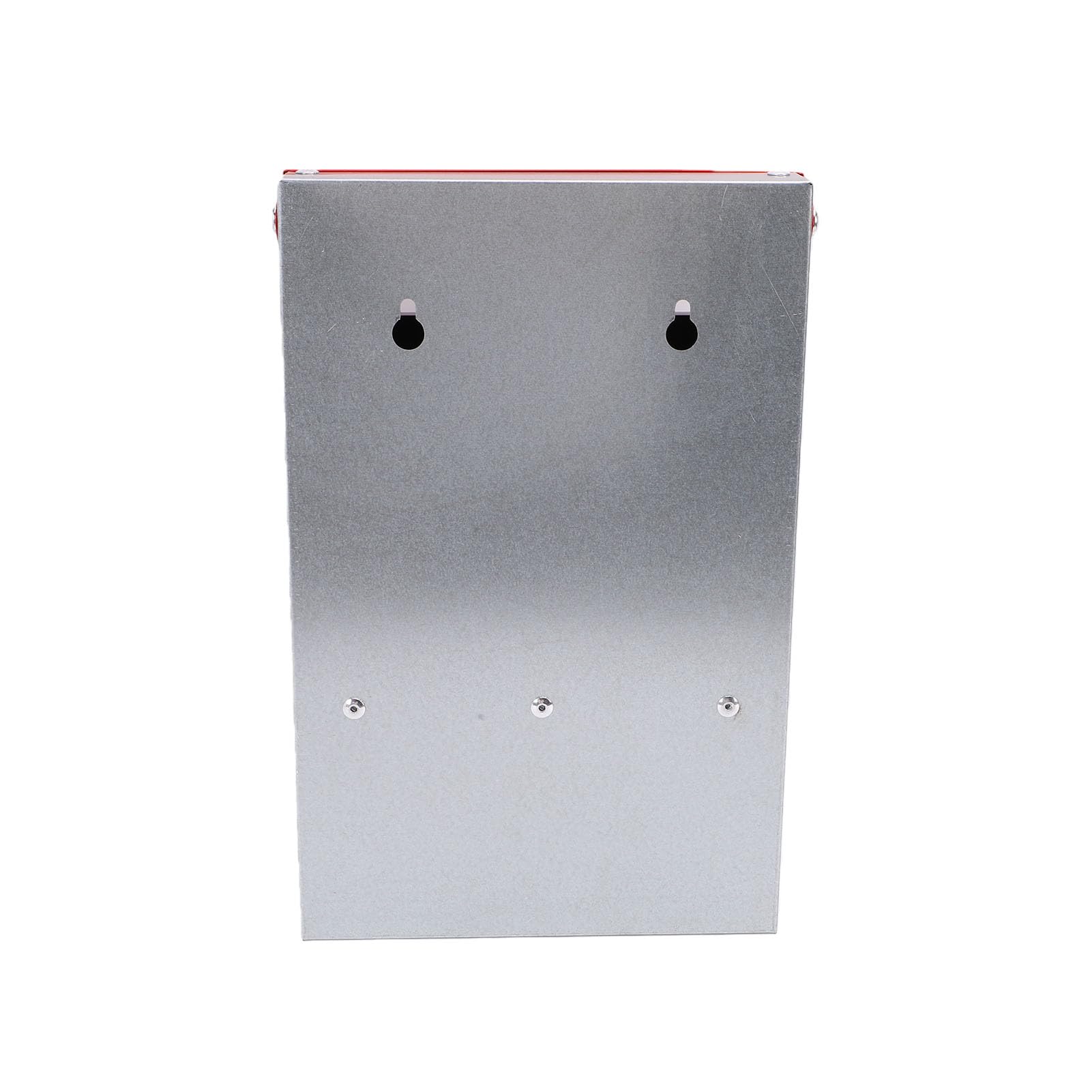 Comedero para Pollos Galvanizado, Comedero para Aves de Corral de Montaje en Pared sin Residuos con Tapa y Diseño Resistente a la Intemperie para Gallinero Al Aire Libre, Capacidad de 10