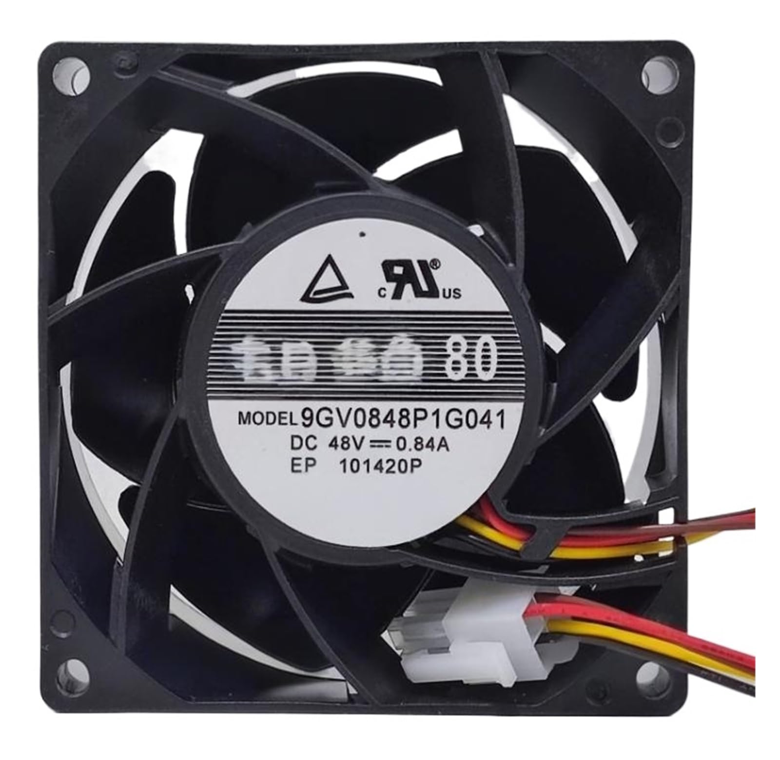 PEQYUACTE 48V 0.84A 8038 9GV0848P1G041 4-Wire Fan